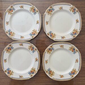 Set of 1940s Royal Ivory Camaronian porcelain plate